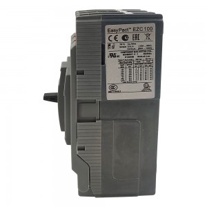 EZC100F3050 circuit breaker EasyPact EZC100F TMD 50A 3 poles 3d